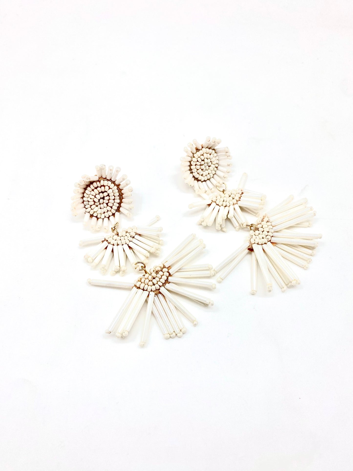 Pendientes abanico crudo