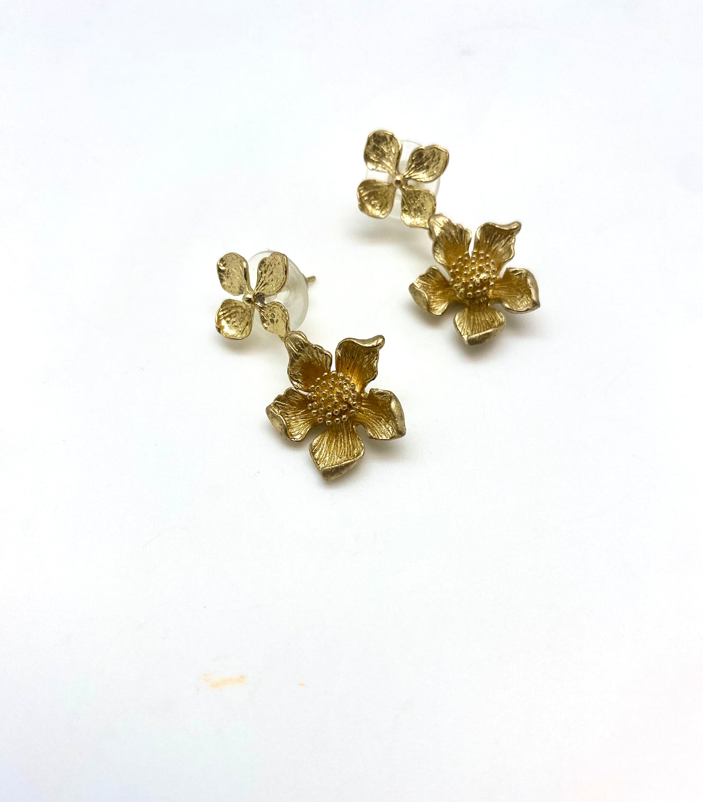Pendientes dos flores