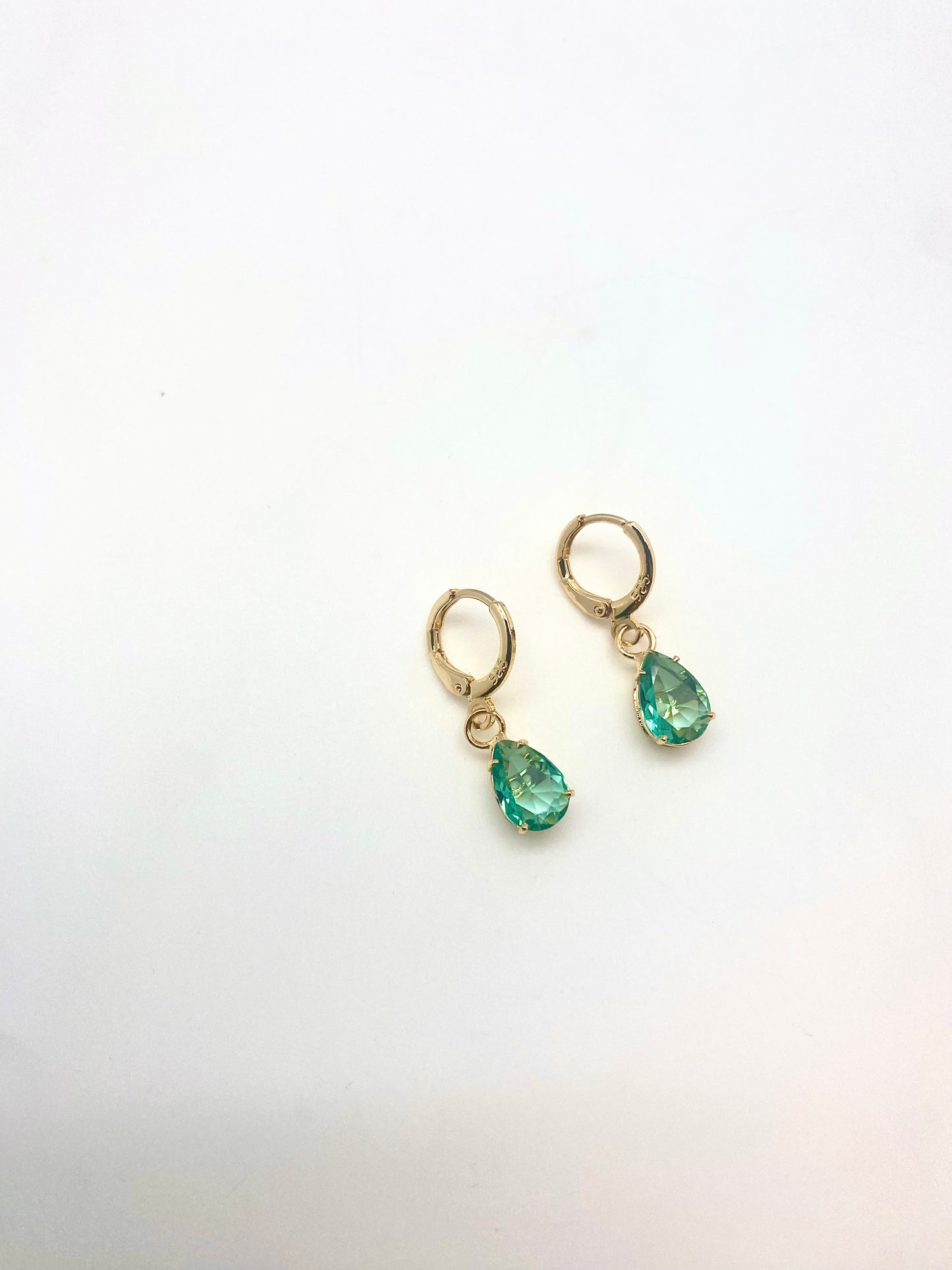 Pendientes gota cuarzo