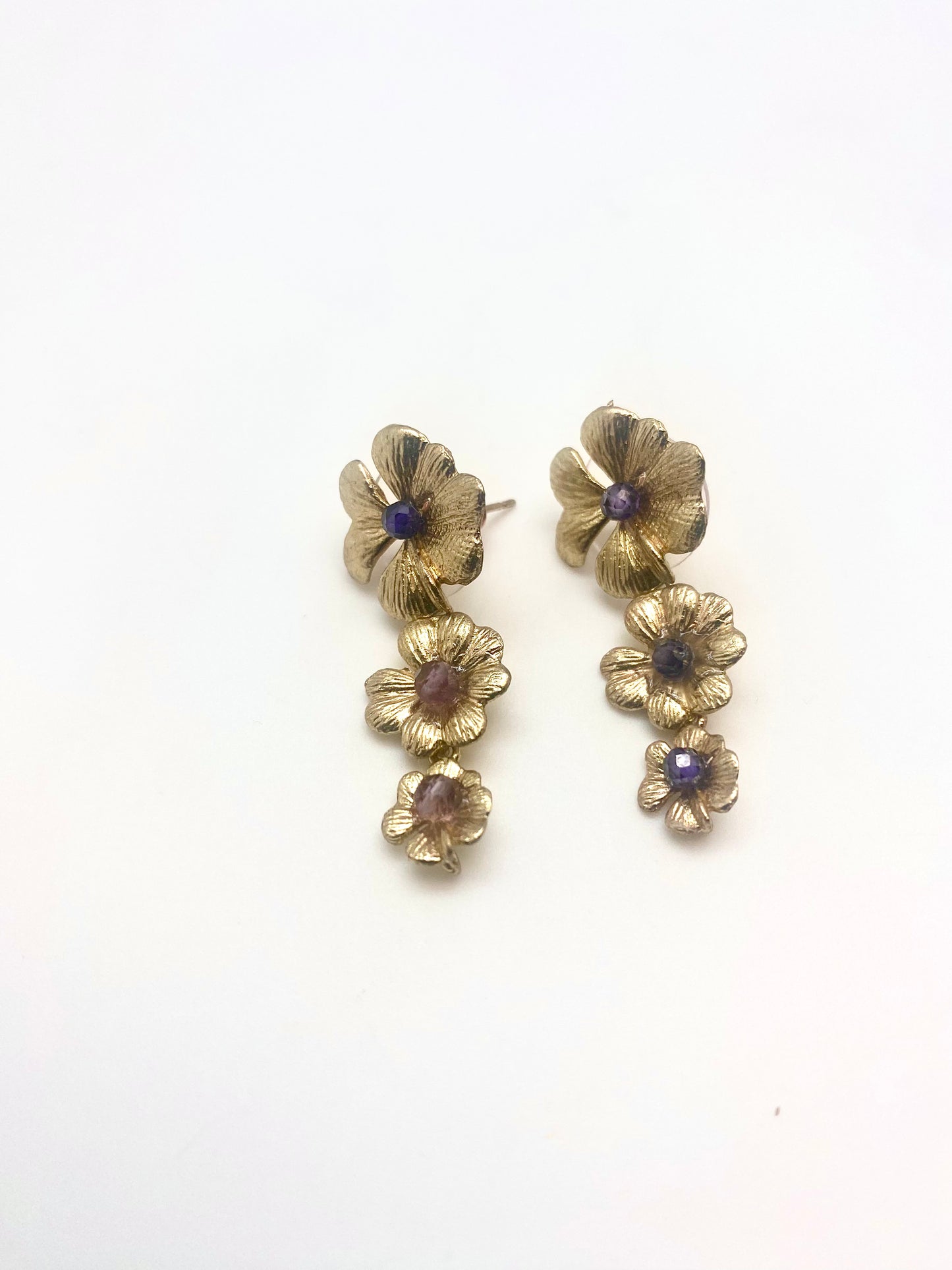 Pendientes flores mini