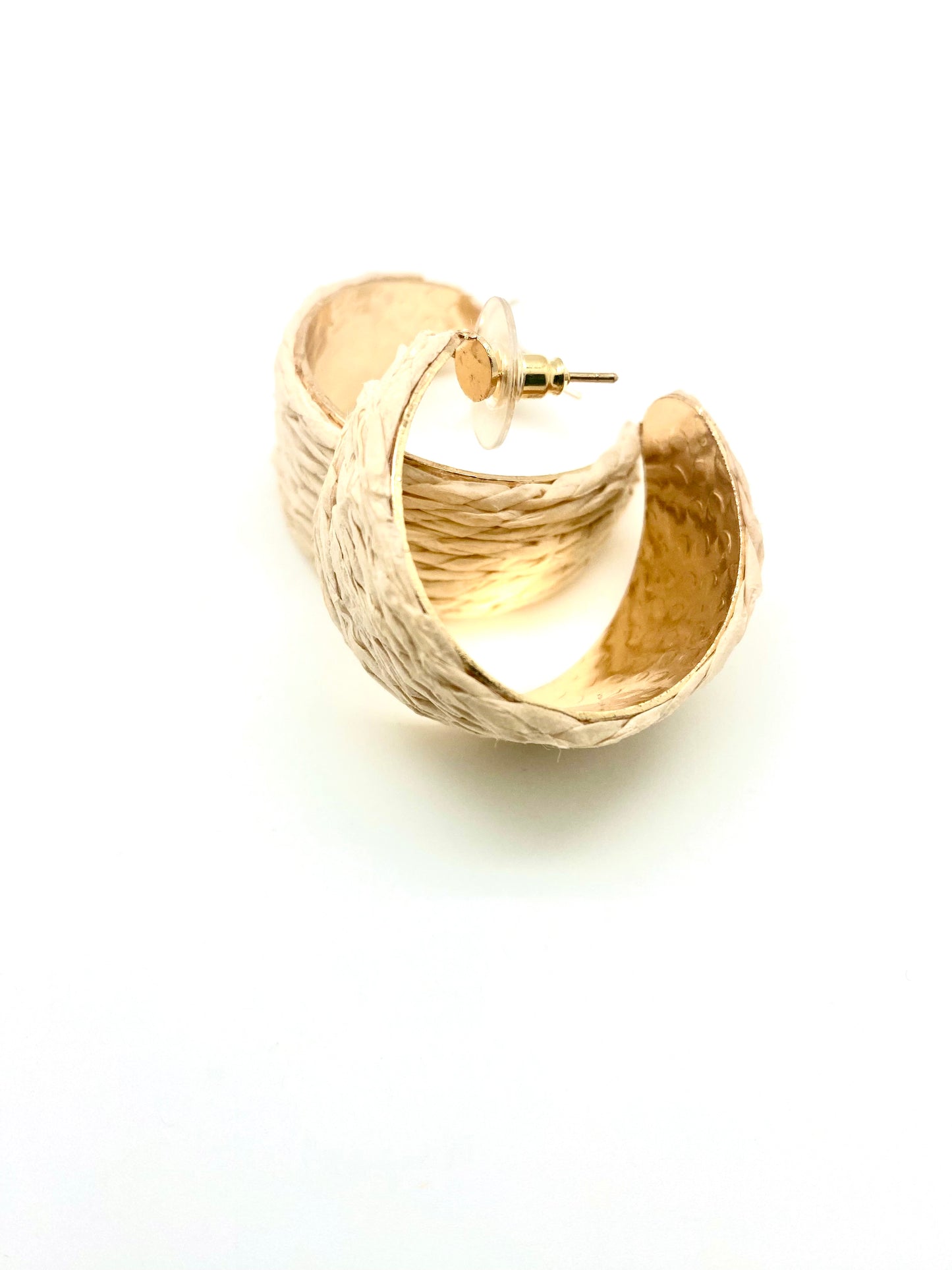 Pendientes aro crudo