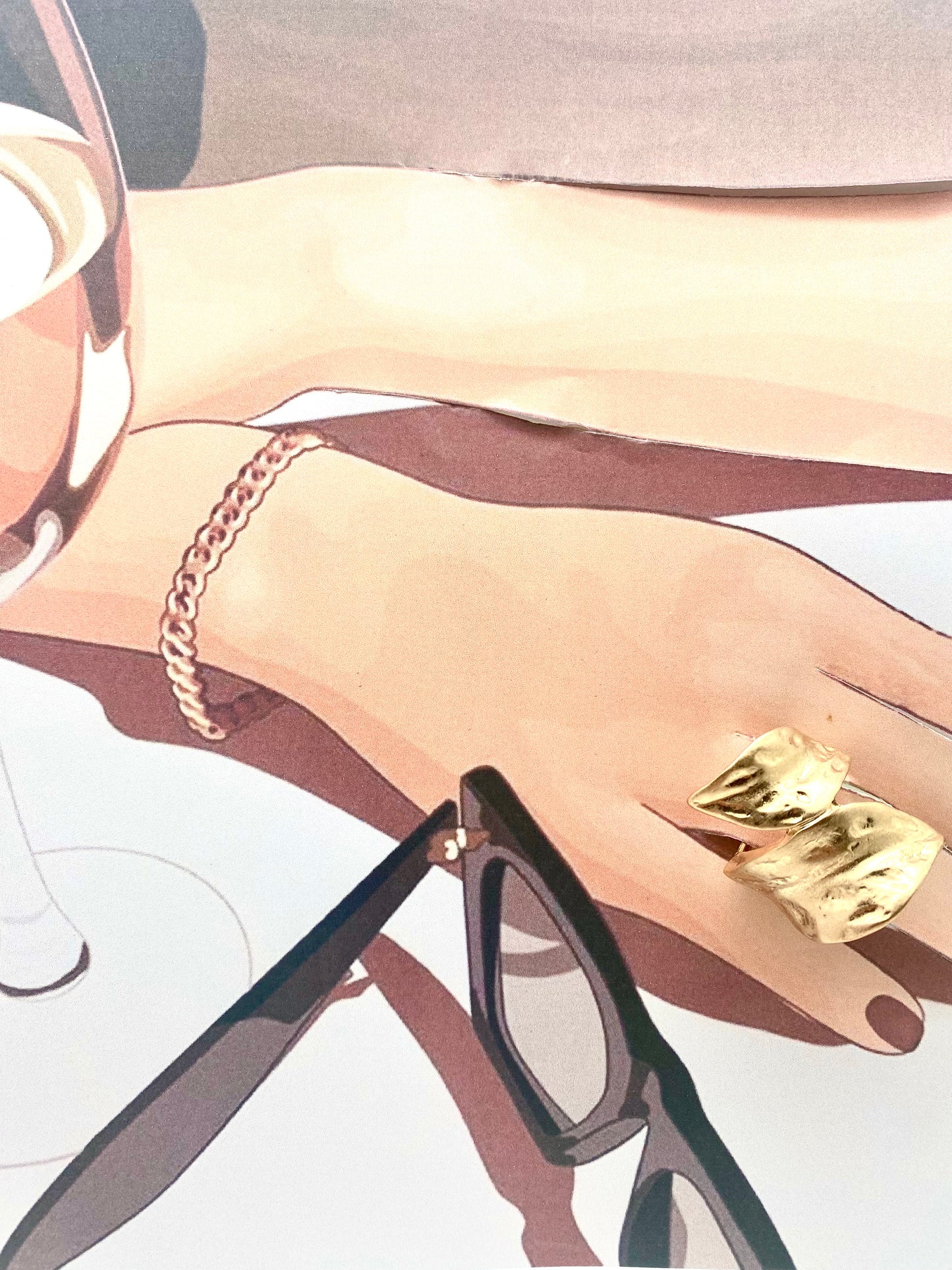 Anillo hojas