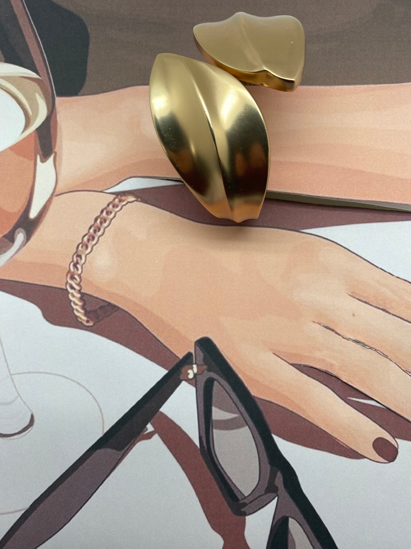 Pulsera hojas grande