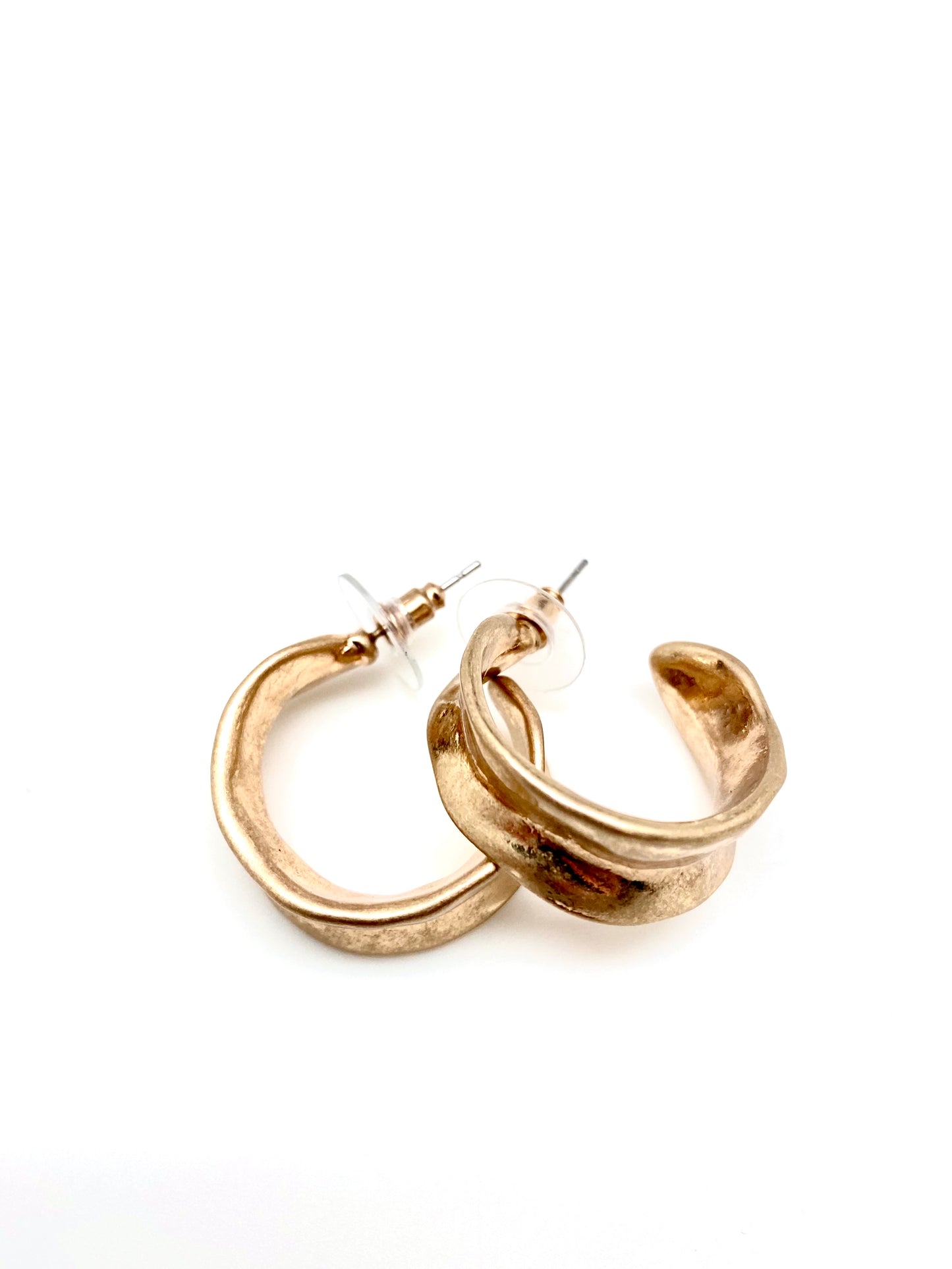 Pendientes aro textura