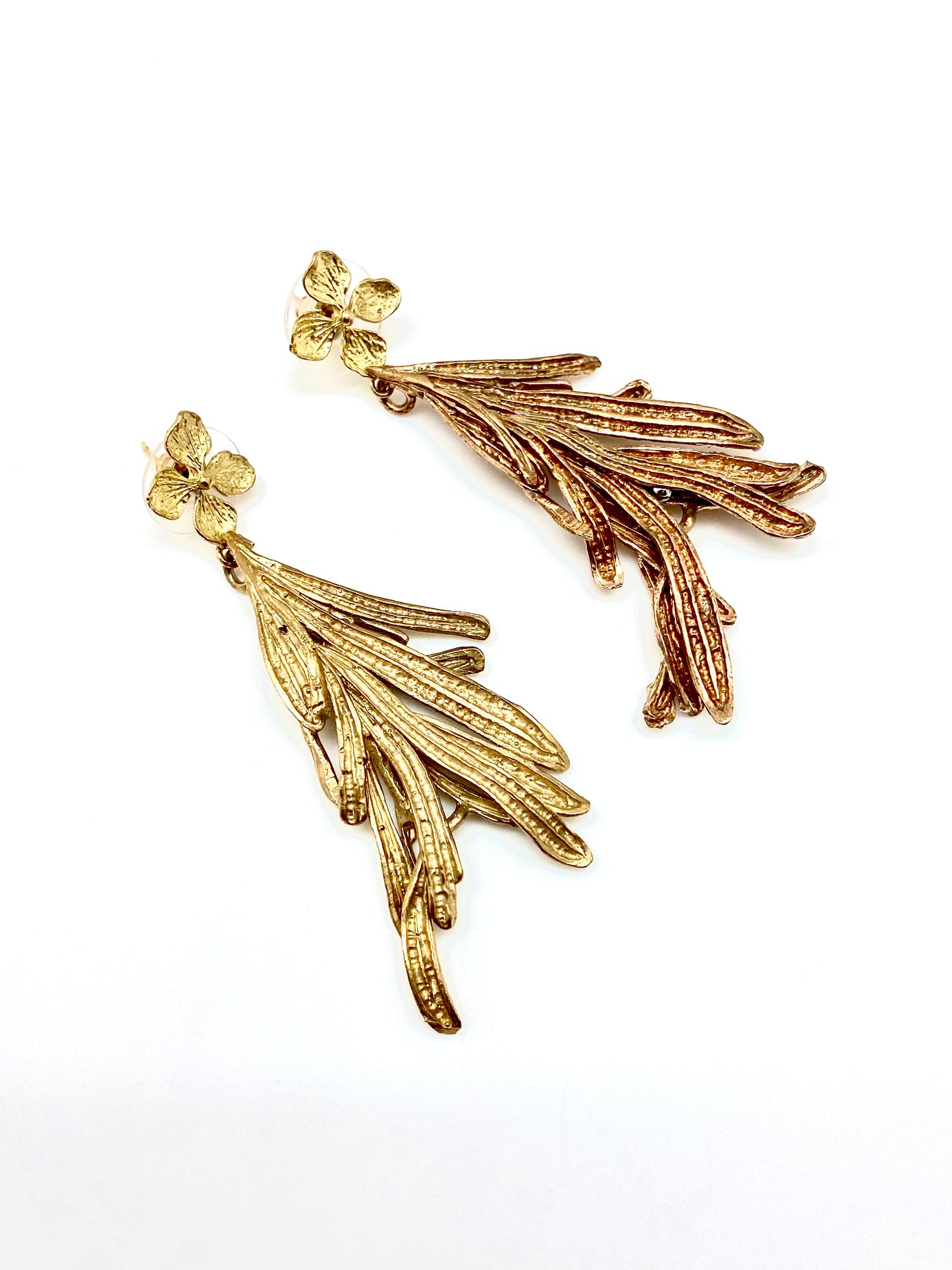 Pendientes hoja de romero grande