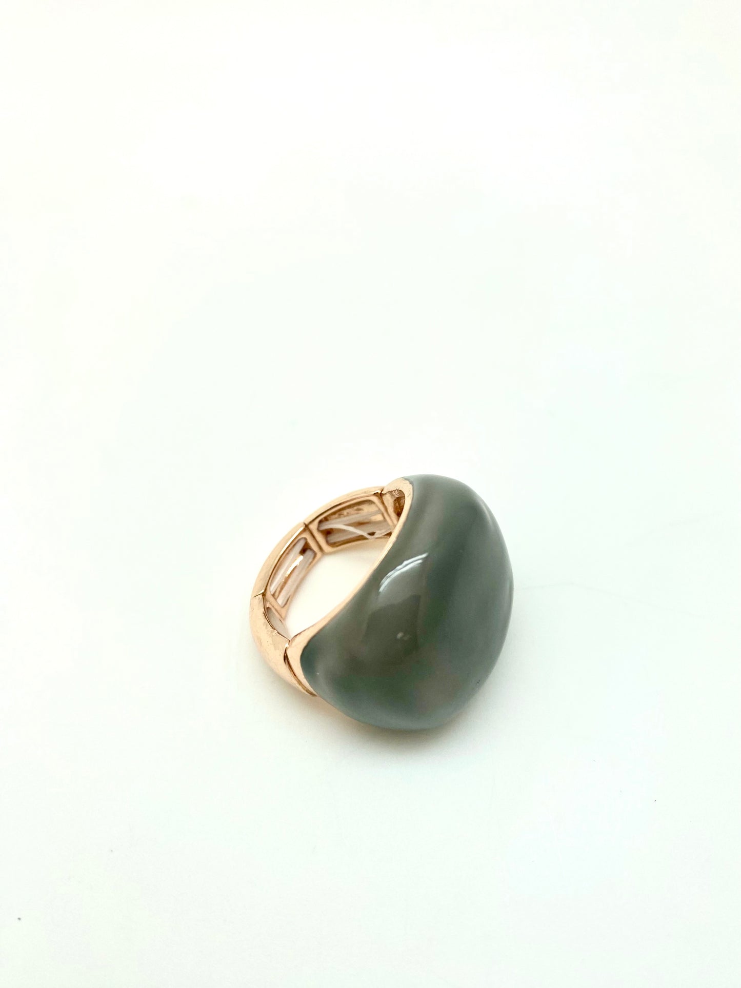 Anillo esmalte gris