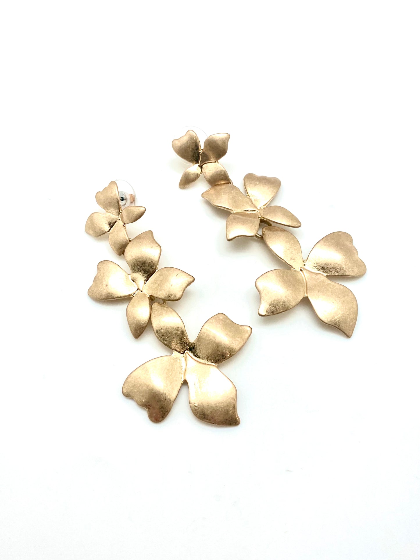 Pendientes flores cascada