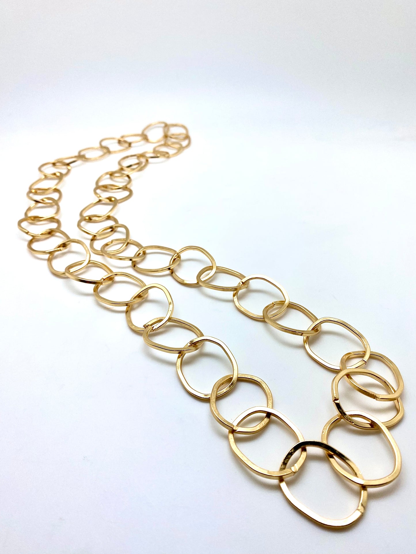 Cadena larga oval