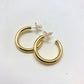 Pendientes aro tubo