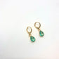 Pendientes gota cuarzo