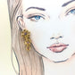 Pendientes flores mini