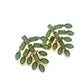 Pendientes ramas jade