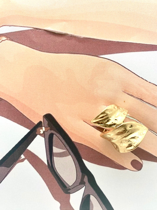 Anillo hojas