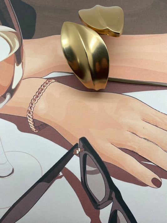 Pulsera hojas grande