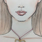 Collar corazón y jade