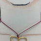 Collar corazón y jade