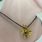 Collar rama de gardenia