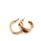 Pendientes aro textura
