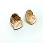 Pendientes hoja rugosa