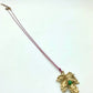 Collar hoja de parra y jade