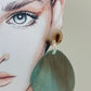 Pendientes piezas verdes