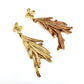 Pendientes hoja de romero grande
