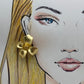 Pendientes flor