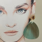 Pendientes piezas verdes