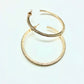 Pendientes aro cristales