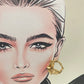 Pendientes aros  barrocos