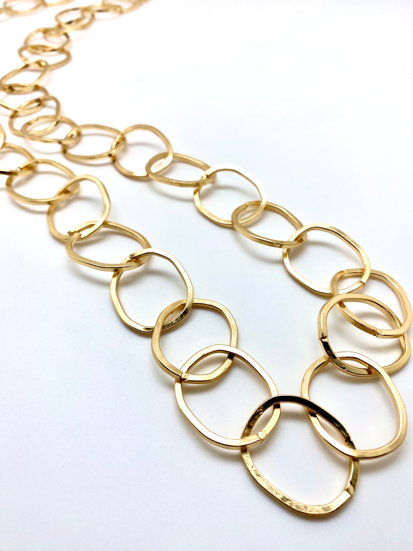 Cadena larga oval