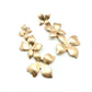 Pendientes flores cascada
