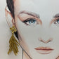 Pendientes hoja de romero grande